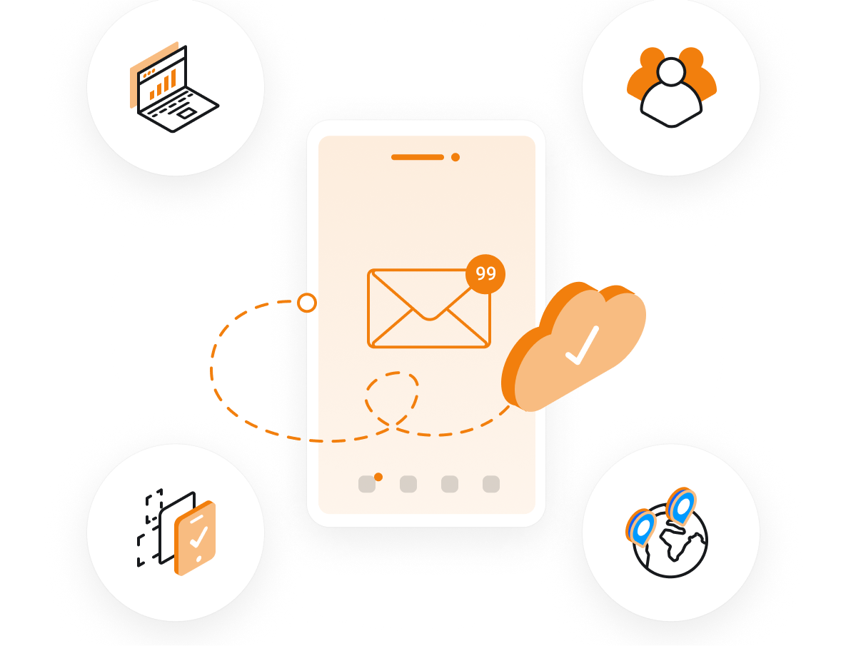 Professional Email - Work anywhere