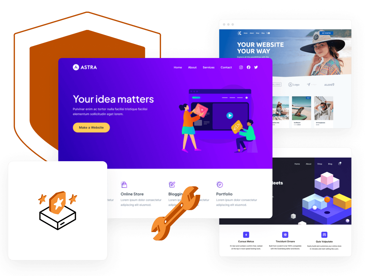 Website Security - Provides comprehensive website security