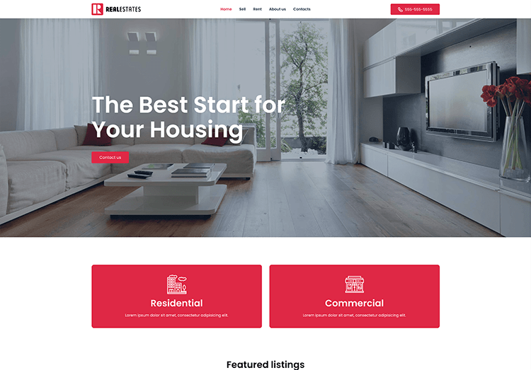 Site Builder - Estate Agent